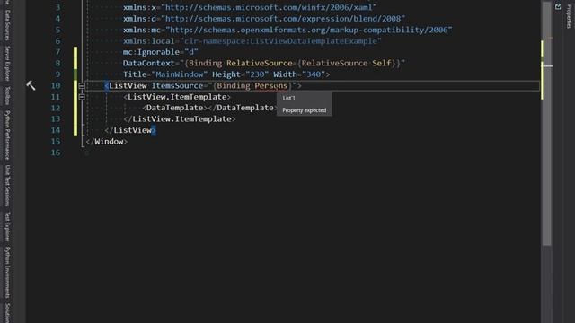 WPF ListView DataTemplate Example смотреть онлайн