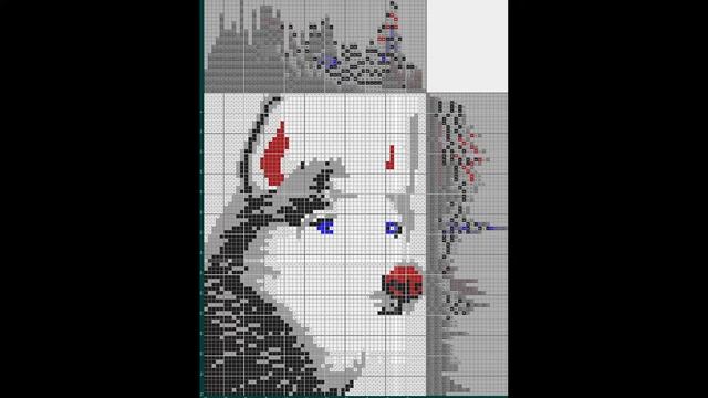 Японский кроссворд - Хаски (Nonogram - Husky) [★★★★★] смотреть онлайн