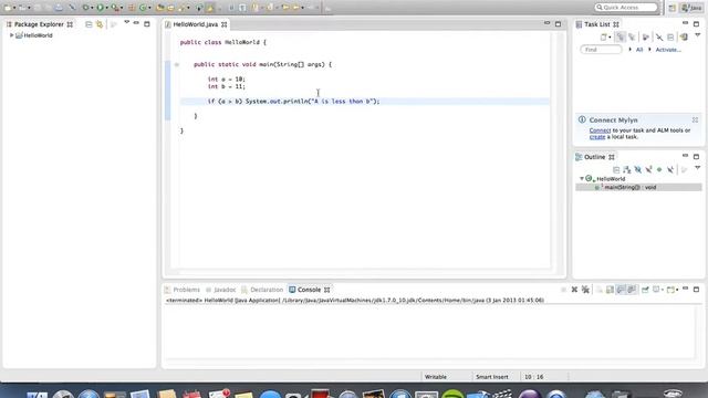 Beginning Java 6 - If Statement смотреть онлайн