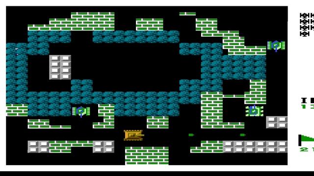 Battle City by Zergkerrigan (Battle City Hack) (NES, 1985) Уровень 21 смотреть онлайн