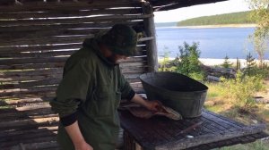 Рыбный промысел на Вилюйском водохранилище. Часть 3. Встреча с медведем.
