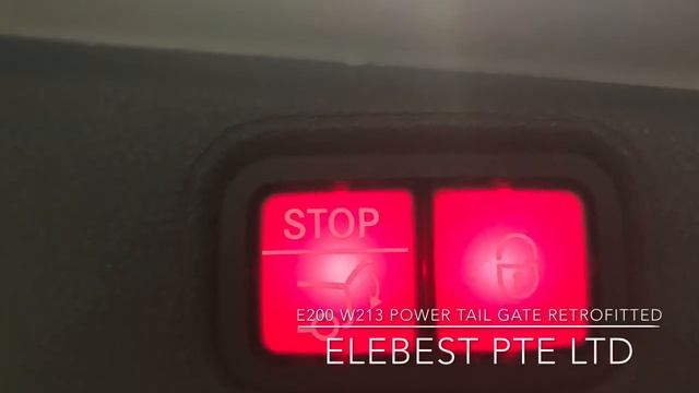 E200 W213 POWER TAIL GATE RETROFITTED смотреть онлайн