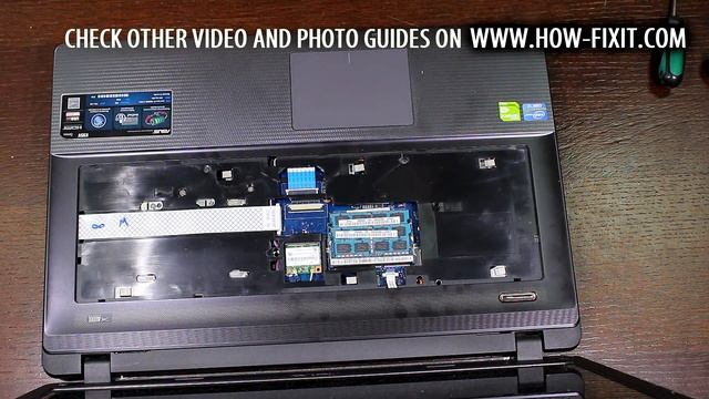 How to replace keyboard on Asus K95 laptop смотреть онлайн