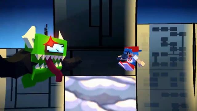 "Ejected" Friday Night Funkin' Vs. Green Imposter (Minecraft FNF Animation) смотреть онлайн