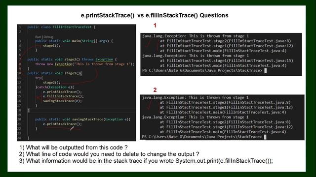 5.5 – Java Exceptions – The Details of an Exception смотреть онлайн