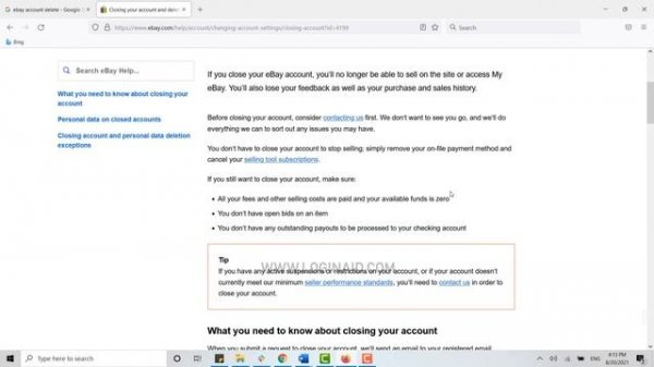 How To Delete ebay Account Permanently 2021 | Close ebay Account Permanently | ebay.com
