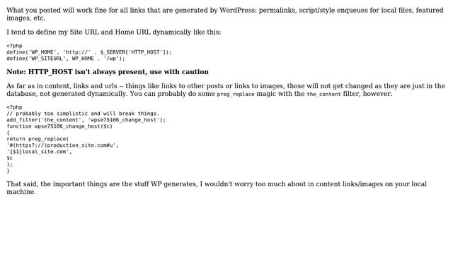 How to do a MySQL dump from production site without using a search and replace script for local... смотреть онлайн