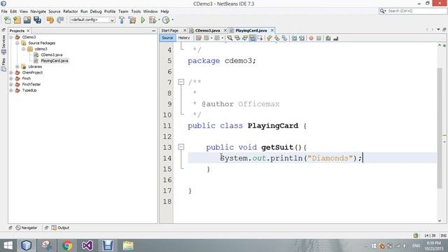 Creating methods with your new class смотреть онлайн