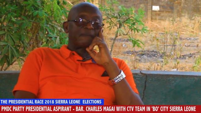 PRESIDENTIAL RACE WITH PMDC CHARLES MARGAI [ESQ] WITH CTV AFRICA смотреть онлайн