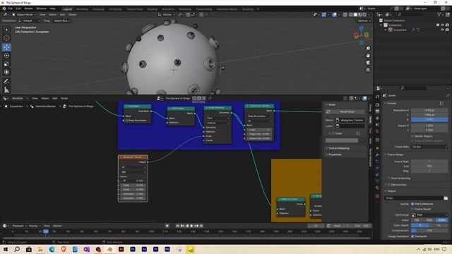 Blender 4.0 Geometry Nodes Beginner Animation Tutorial смотреть онлайн