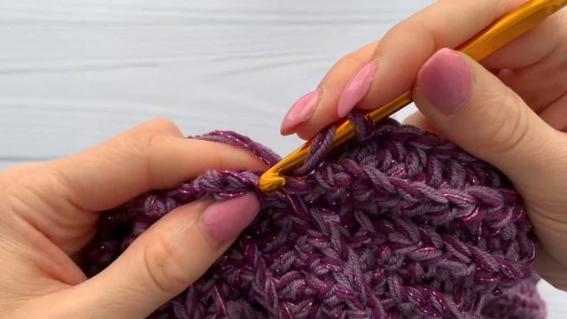 Шапка из остатков пряжи. Шапка за один день крючком