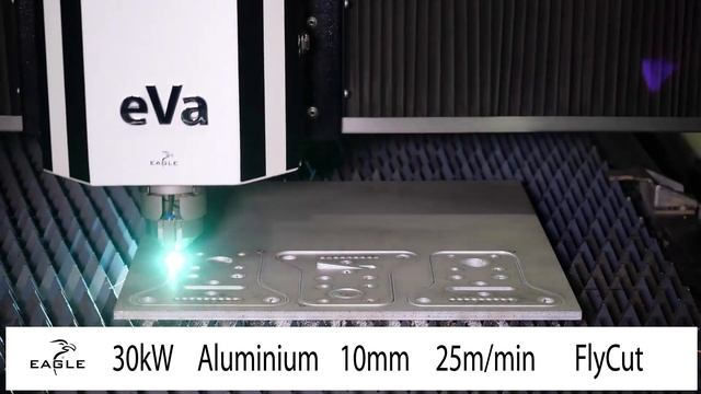 30kW 10MM ALUMINIUM CUTTING | EAGLE LASERS смотреть онлайн