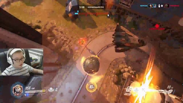 Стрим -Overwatch #11: Руся пытается поднять платину смотреть онлайн