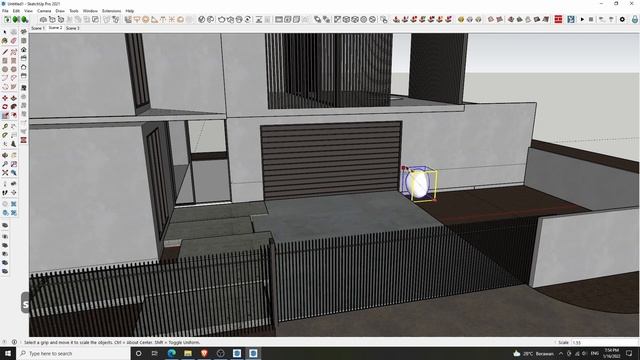SketchUp VRay 5 EXTERIOR #16 Simple Modern House смотреть онлайн