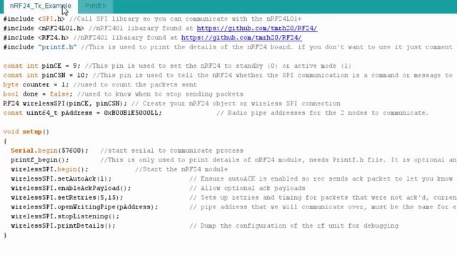 Getting Started with the nRF24L01 Transceiver смотреть онлайн