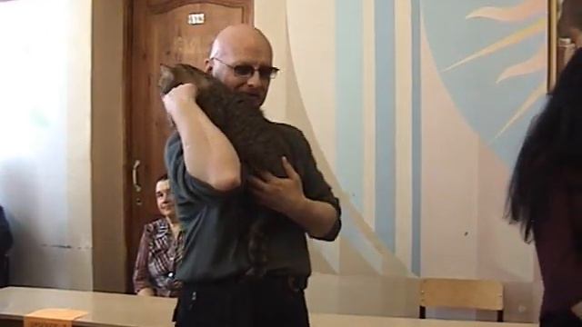 Показ флэппиг-страйтов из Нуар-Мау на выставке кошек PCA смотреть онлайн