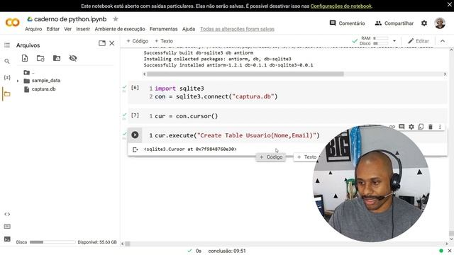 SQLite Backend para Iniciantes - Criando um banco de dados com Python SQL смотреть онлайн