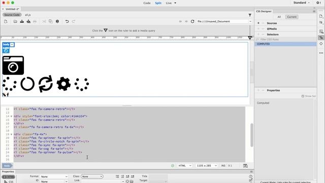[講義] 使用圖示字體(icon font)- Font Awesome смотреть онлайн