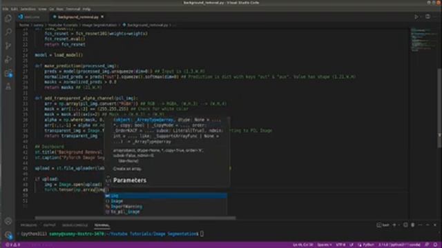 Build Background Removal App using Streamlit & PyTorch | Python Tutorial смотреть онлайн