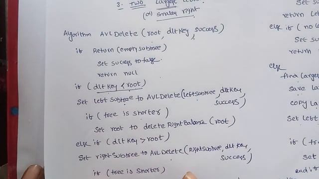 AVL TREE || DELETION ALGORITHM || EXAMPLE || BALANCED SEARCH TREE || DATA STRUCTURES смотреть онлайн