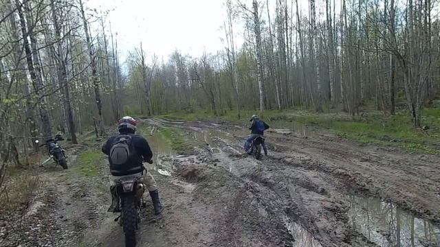 Эндуро кросс с жесткими падениями по Синявинским болотам! EnduroCross