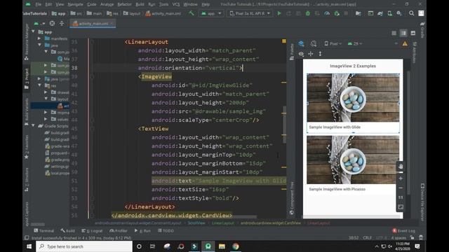 ProgressBar when loading image in Glide and Picasso Library, Showing Error Message if url can’t loa смотреть онлайн