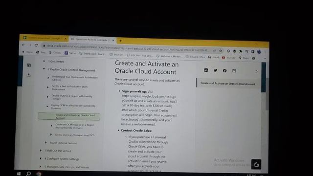 Create and Activate an Oracle Cloud Account смотреть онлайн