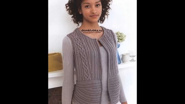 Красивые Вязаные Женские Жилеты и Безрукавки Спицами 2019 /Beautiful Knits Women's Sleeveless Vests