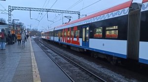 Электропоезд ЭГ2ТВ Иволга 2.0 МЦД станция Водники город Долгопрудный Московская область