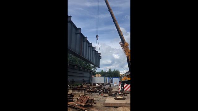 Мост через канал им.Москвы на ЦКАД .Строительство моста через канал им Москвы ЦКАД 3.пролёт 6 -19 смотреть онлайн