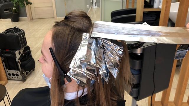 Мелирование устарело? Как сделать рельеф при помощи крупной штопки? смотреть онлайн