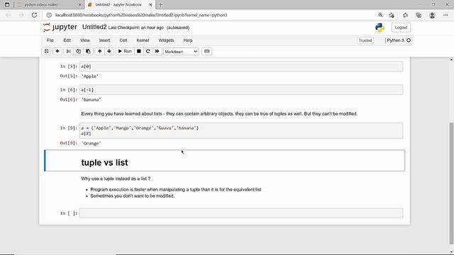 17. Tuple || Tuple vs List in Python смотреть онлайн
