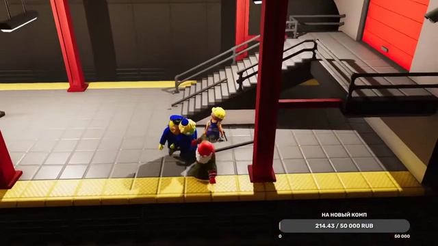 Gang Beasts на все достижения. Финал