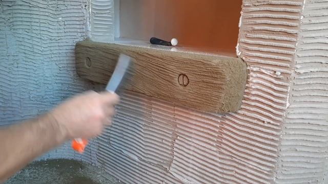 Мастер класс. Текстура дерева. Арт бетон. смотреть онлайн