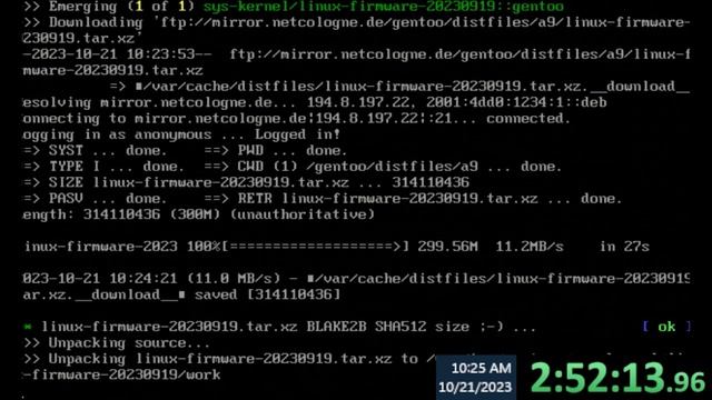 Gentoo on an Intel Celeron M (18 HOURS WORLD RECORD) смотреть онлайн