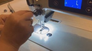 Обзор промышленной прямострочной швейной машины TYPICAL GC6158MD. Заправка нити.