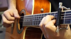 Миллион алых роз на гитаре (Tabs)