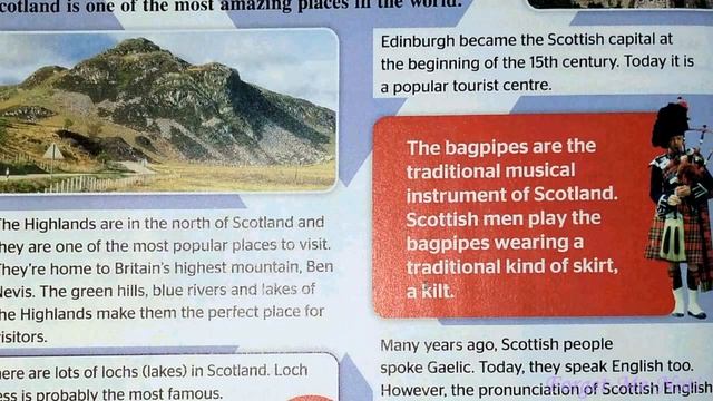 NEW!!! Full Blast! Plus 6 НУШ Culture page 2 Scotland p. 42 Student's Book смотреть онлайн