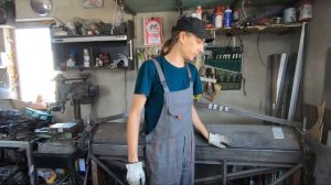 Работа с листовым металлом. Изготовление порогов. ГАЗ 21