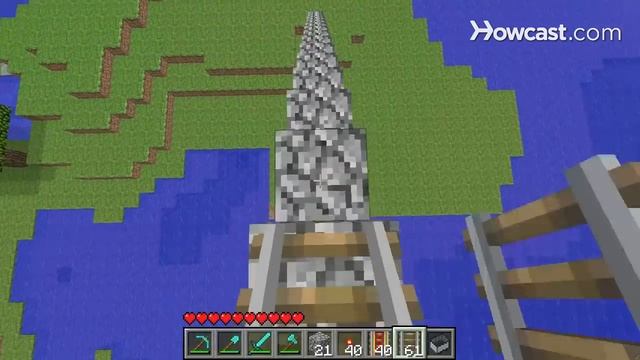 Minecraft Tutorial: How to Make a Minecraft Roller Coaster смотреть онлайн