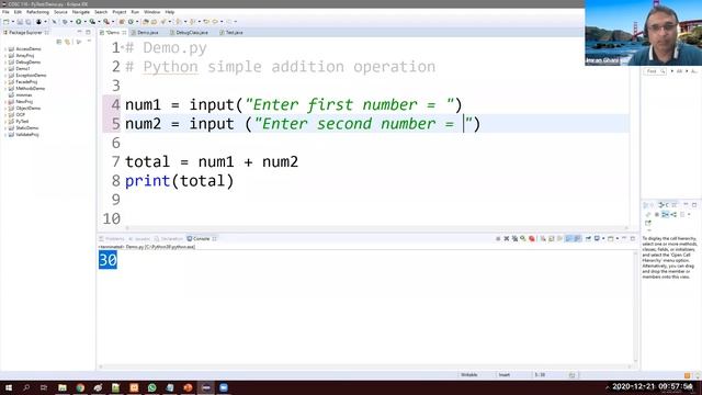 Python addition operation for beginners | add two numbers | read from keyboard смотреть онлайн