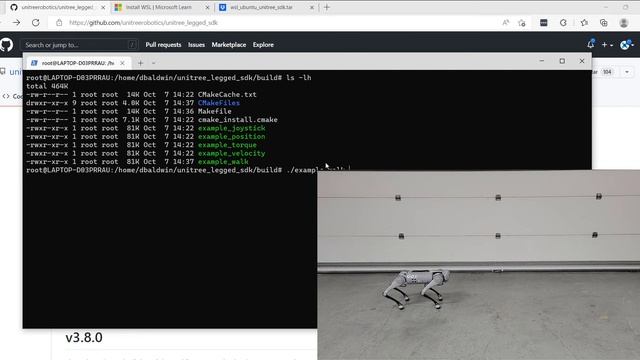 Unitree Go1 C++ and Python Programming with Windows Subsystem for Linux (WSL) смотреть онлайн