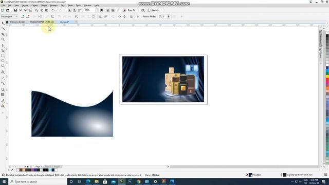 Perfume Banner Design | Perfume Advertisment Banner Design | Creative Banner Design In Coreldraw | смотреть онлайн