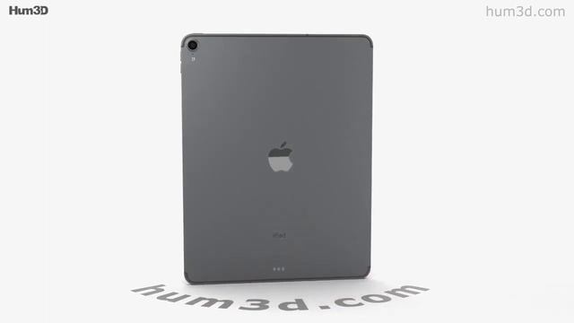 Apple iPad Pro 12.9-inch (2018) Space Gray 3D model by Hum3D.com смотреть онлайн