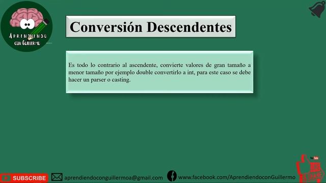 Video #13 - Java.- Conversiones ascendentes y descendentes | Aprendiendo смотреть онлайн