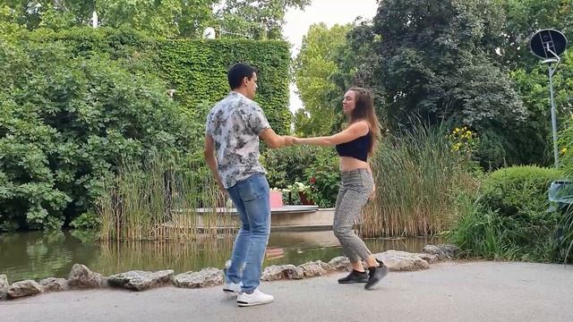 Gabor & Simona - Caramelo - Bachata fun in Budapest смотреть онлайн