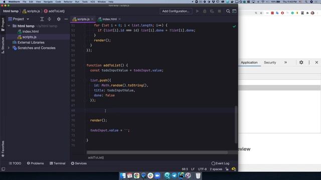 React. HTML + JS. 13 TodoList. Save list in LocalStorage смотреть онлайн