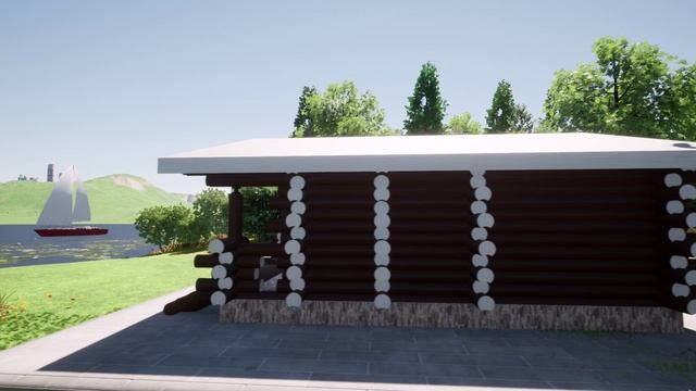 Русская баня в дикую рубку 8,7 на 10,4 метра/ обзор проекта смотреть онлайн