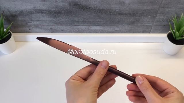 Нож столовый «Саппоро бэйсик»; сталь нержавеющая; фиолетовый, матовый KunstWerk арт 1031492 смотреть онлайн