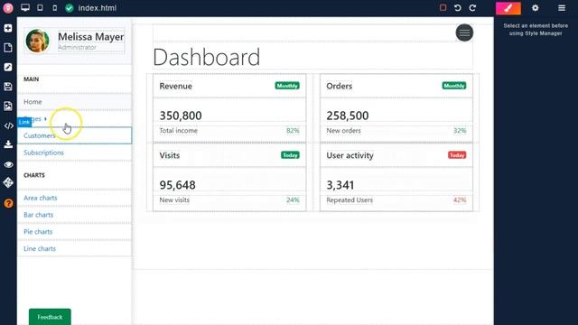Bootstrap 4 Order Management Dashboard in 2 Minutes смотреть онлайн
